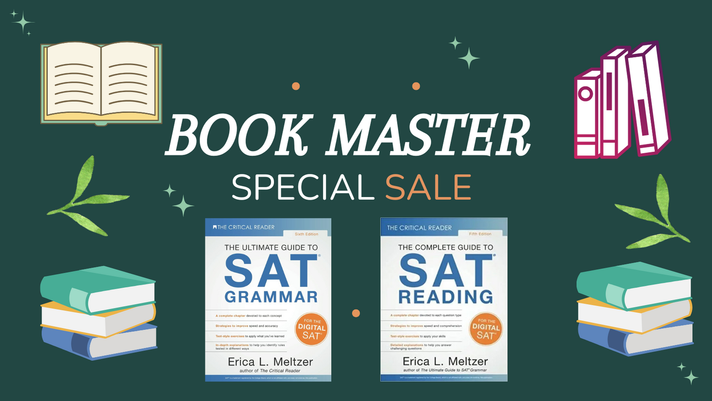 The complete guide to sat reading / the ultimate guide to sat grammar set of 2 books