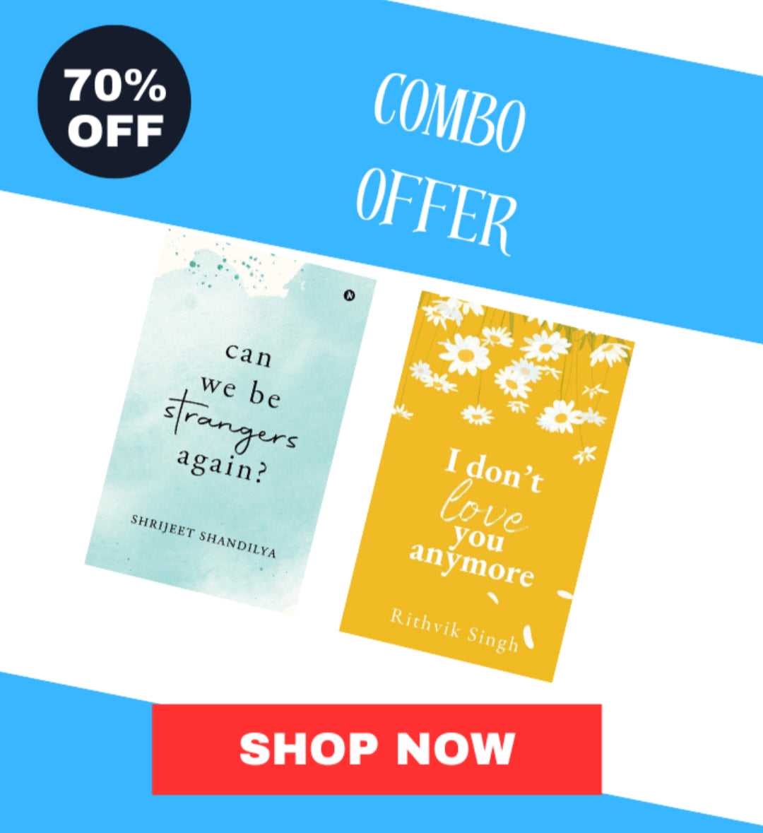 can we be strangers again ? / i don't love you anymore set of 2 books