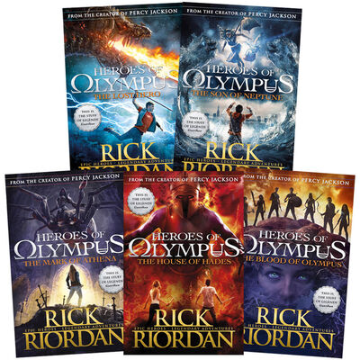 The Heroes of Olympus book series 5 books set by rick riordan