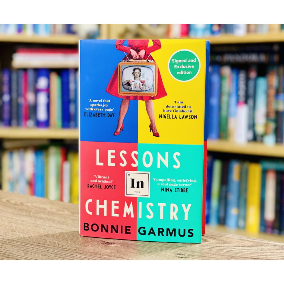 lessons in chemistry by bonnie garmus