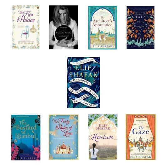 Elif Shafak set of 9 Books