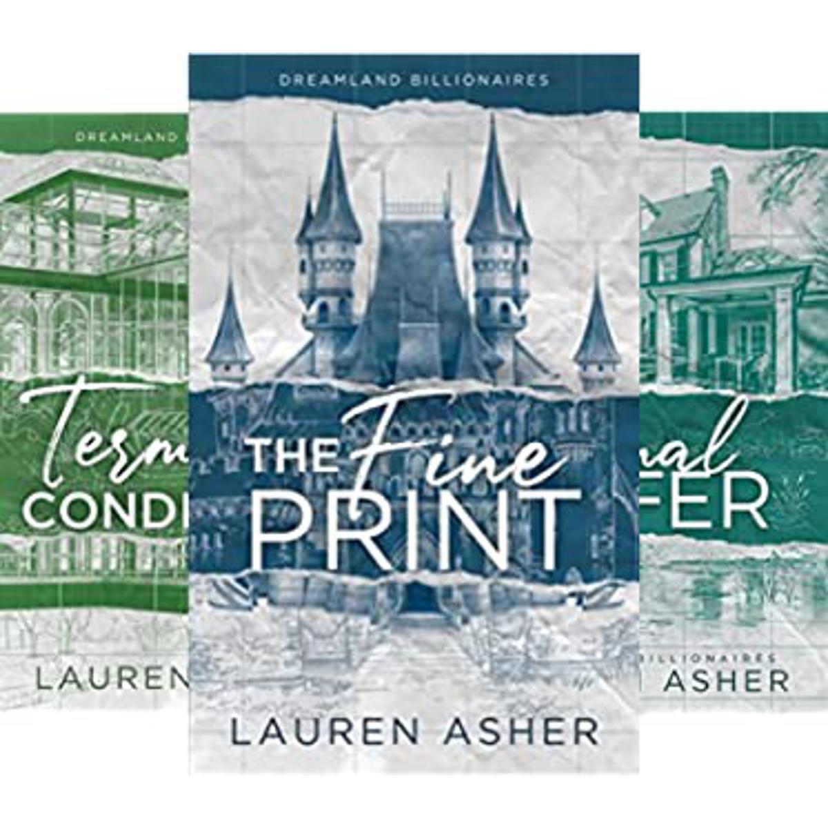 Dreamland Billionaires Series by Lauren Asher 3 Books Set