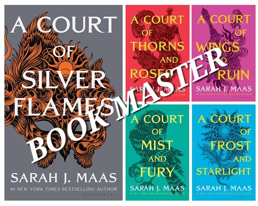 A Court of Thorns and Roses series 5 books set by Sarah J maas