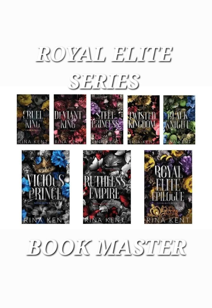 Royal Elite Series 8 Books set by Rina kent 