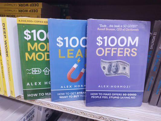 $100M offers / $100M leads / $100M money models set of 3 books by alex hormozi