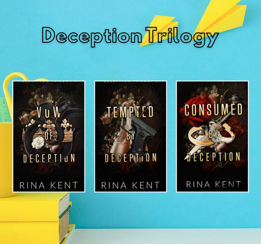 Deception Triology 3 books set by rina kent 