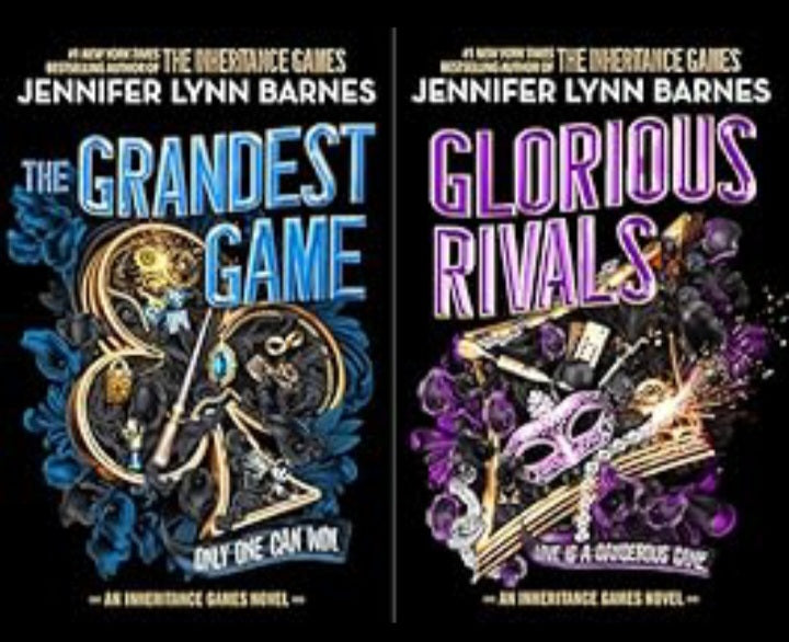 Glorious Rivals / the grandest game book by Jennifer Lynn Barnes set of 2 books