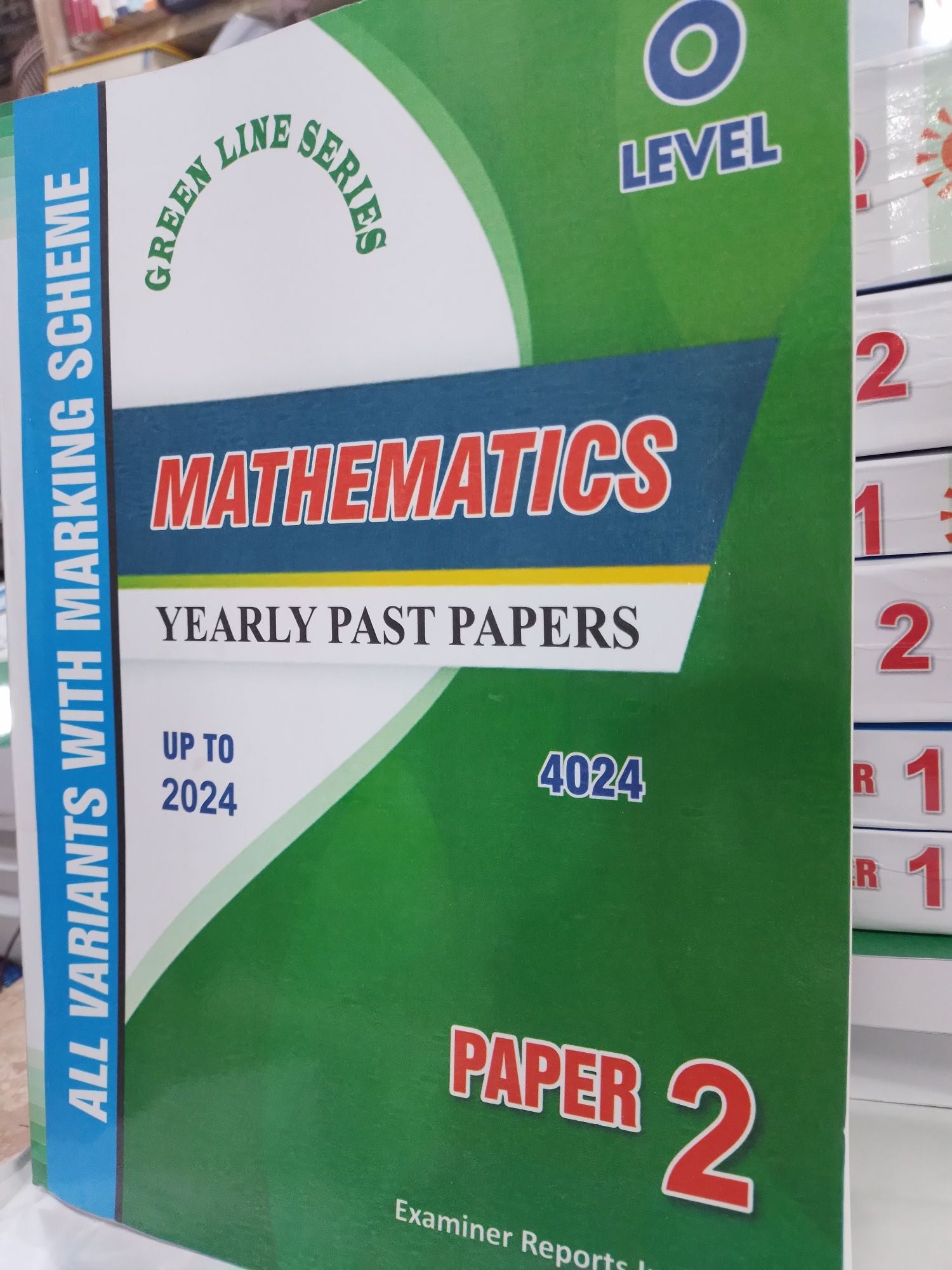 O level mathematics yearly past papers paper 2 upto 2024 All variants with marking scheme ( 4024 )