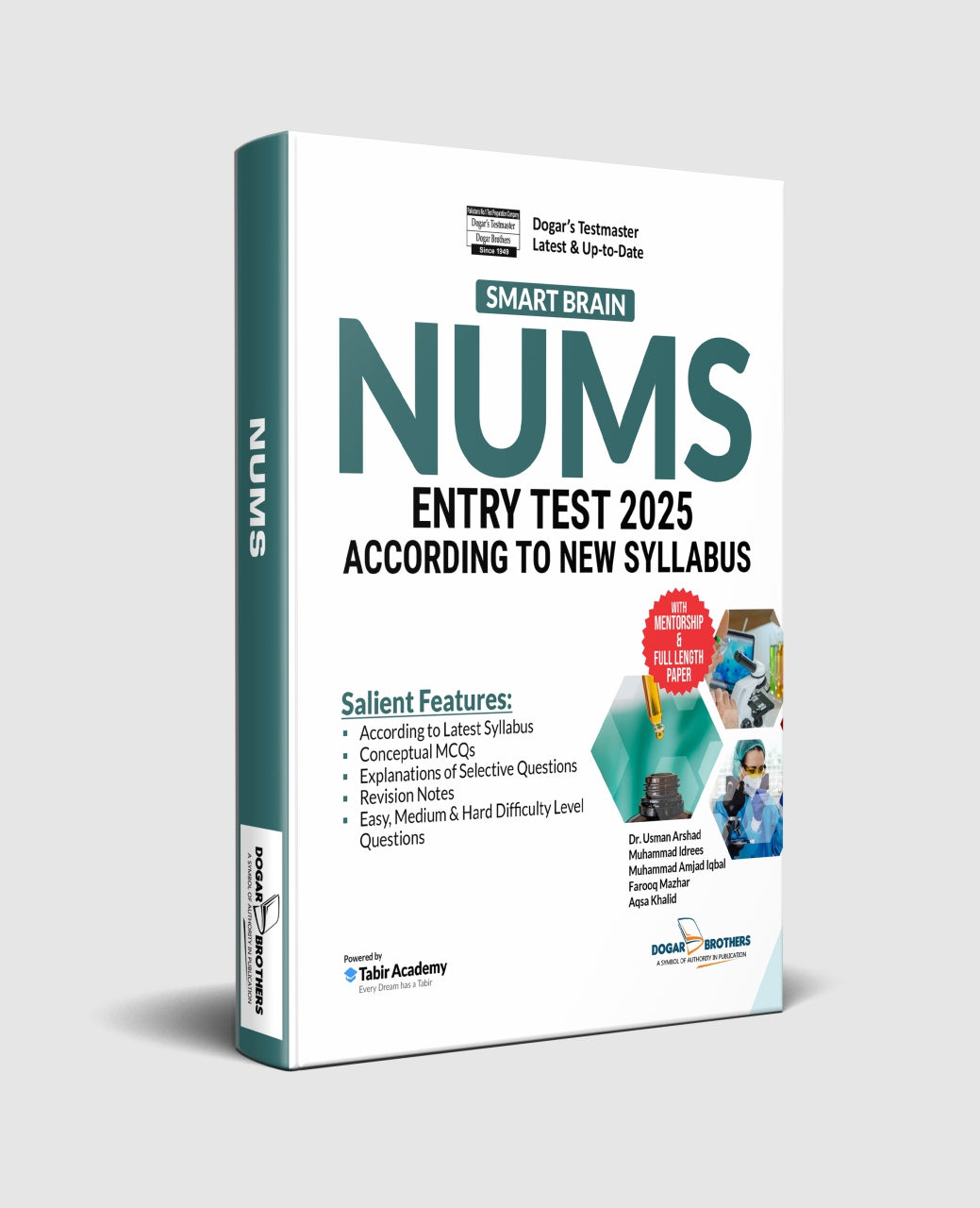 latest smart brain NUMS entry test 2025 according to new syllabus