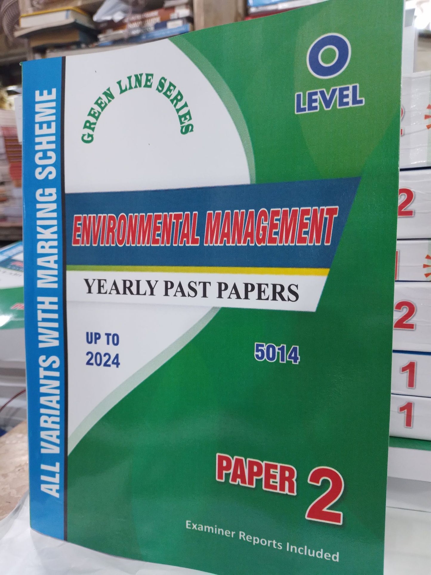 O Level Environmental management yearly past papers paper 2 upto 2024 All variants with marking scheme ( 5014 )