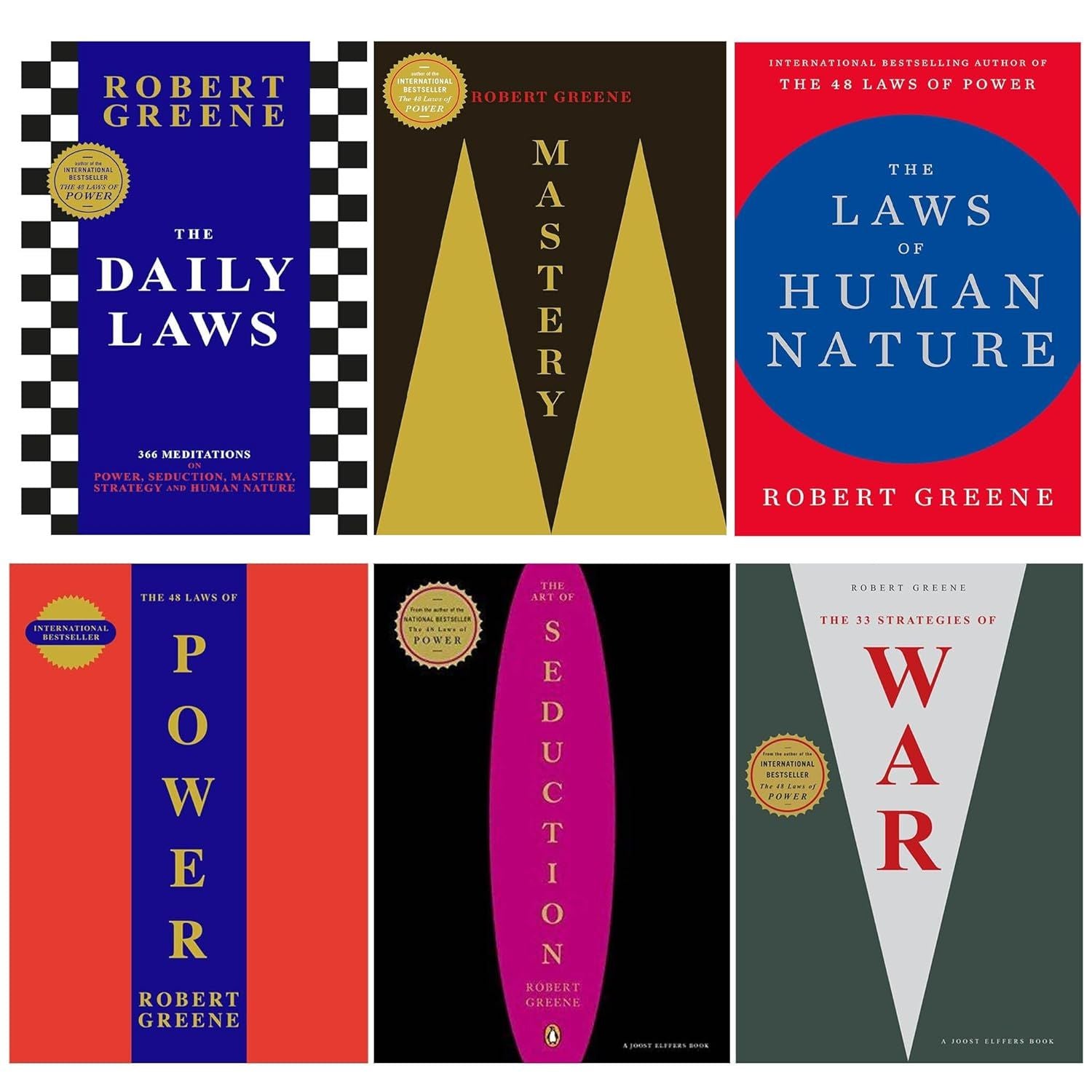 Robert Greene set of 6 books