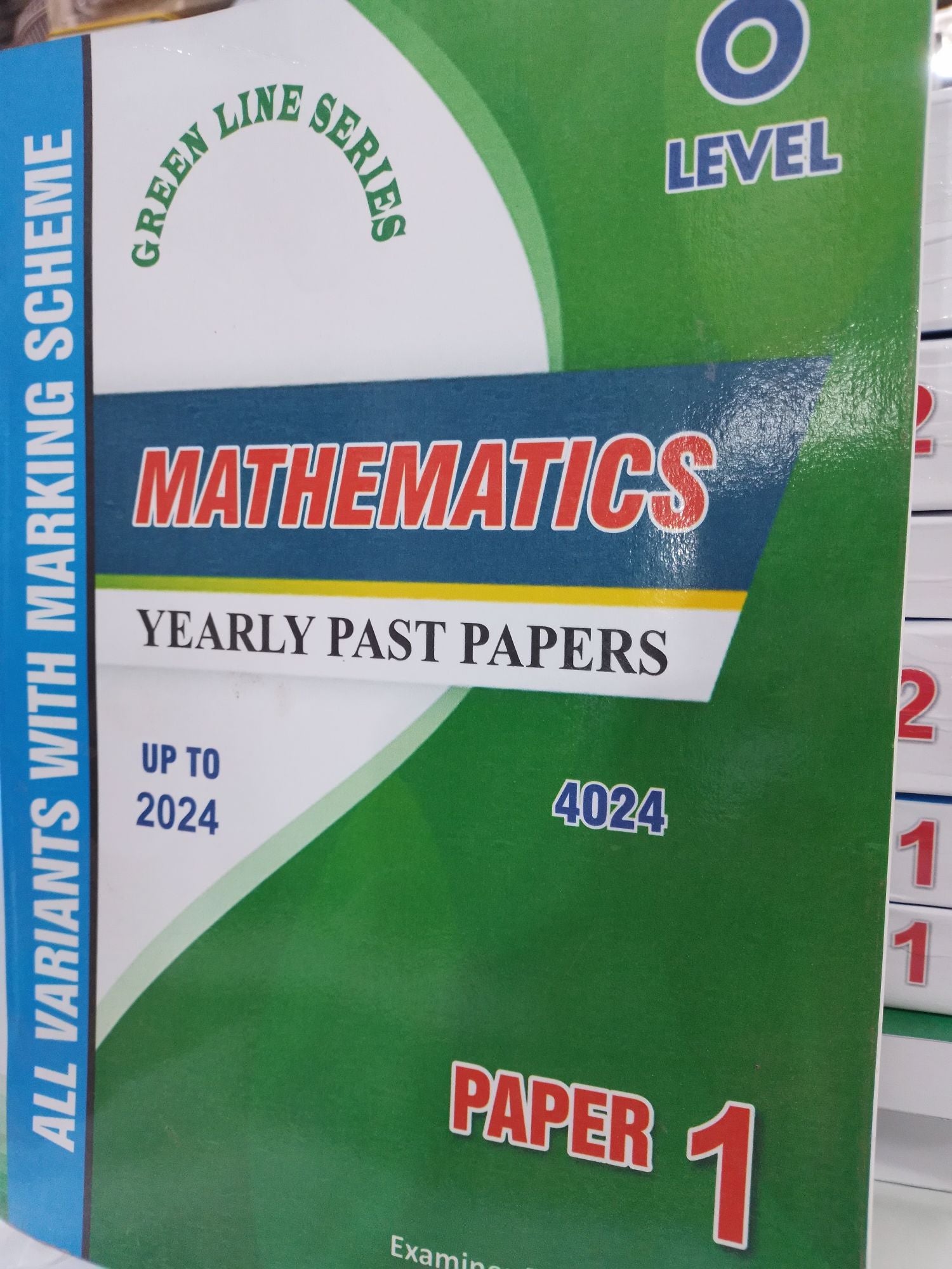 O level mathematics yearly past papers paper 1 upto 2024 All variants with marking scheme ( 4024 )