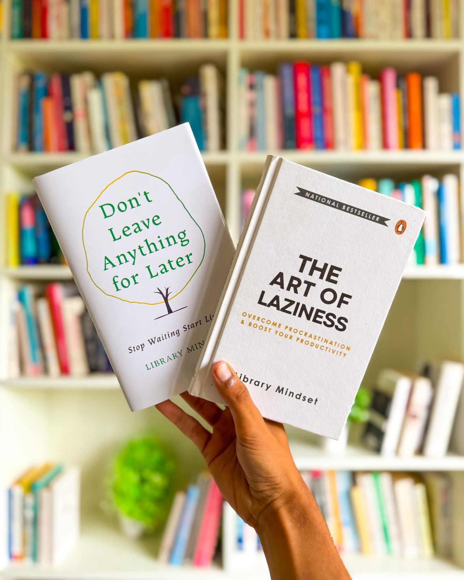 Don't Leave anything for later: stop waiting start living / The art of laziness library mindset set of 2 books