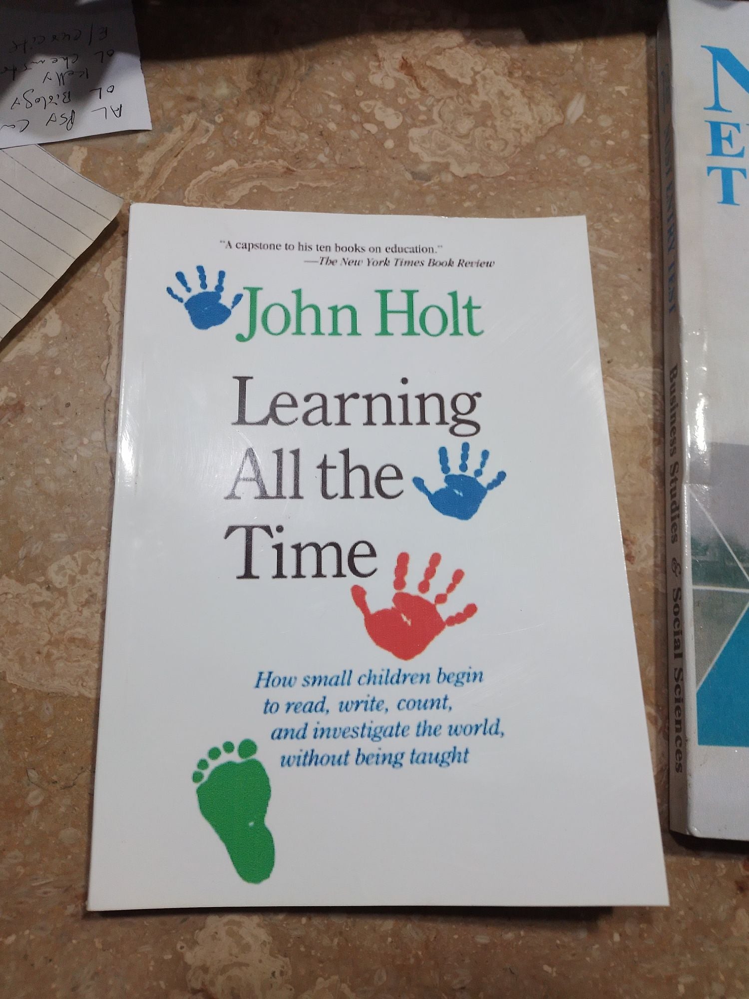learning all the time by john halt