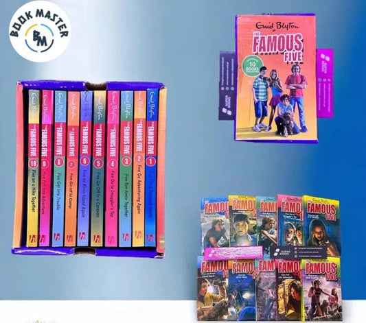 famous five 1 to 10 [ 10 books set] by enid blyton