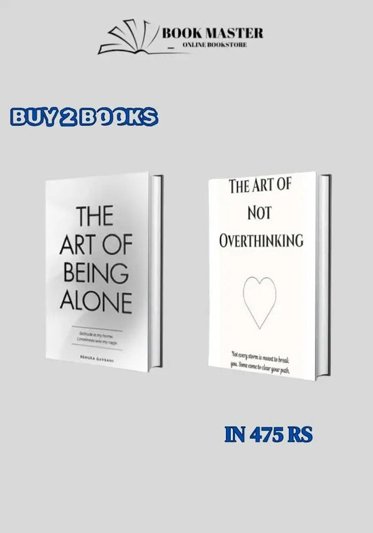 COMBO OFFER the art of not overthinking AND the art of being alone