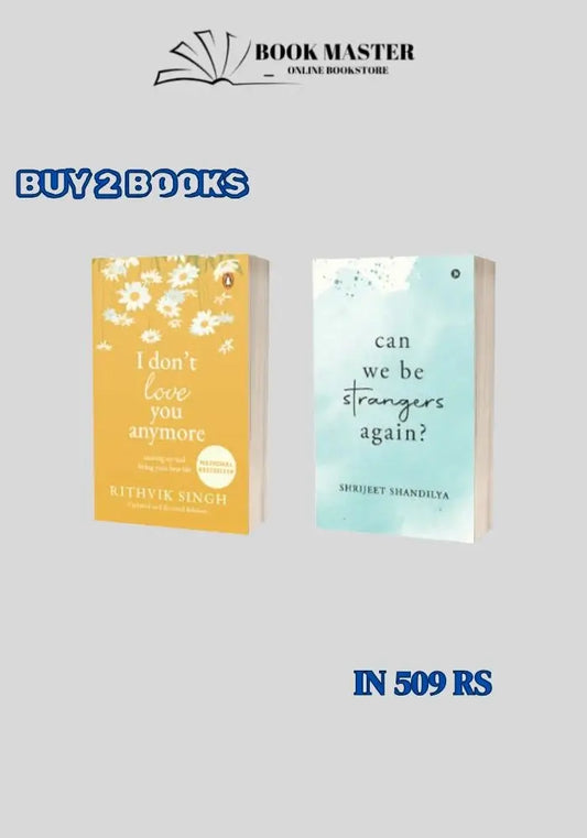 can we be strangers again ? / i don't love you anymore set of 2 books