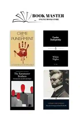 fyodor dostoyevsky set of 4 books