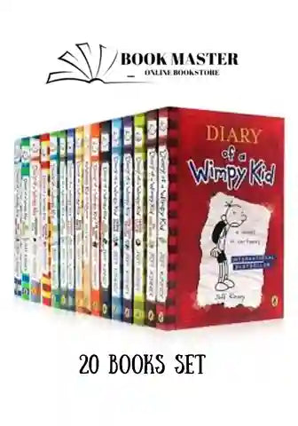 diary of a wimpy kid 20 books set by jeff kinney complete collection